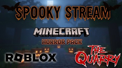  SPOOKY MIESIĄC Z PULSOMETREM  HORROR: MINECRAFT, ROBLOX  THE QUARRY  | Asasyn08 [NA ŻYWO]