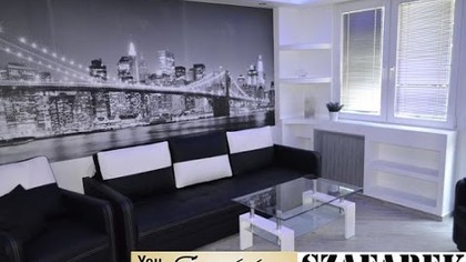 Remont - Duży pokój przed i po w Kawalerce 31 m2 w bloku .Living room before and after