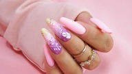 Summer pastel tropic nails / Elisium Nails