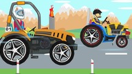 Tractor Tuning and Farmers Race - Childrens Tales | Bajki Traktor i Rolnicy