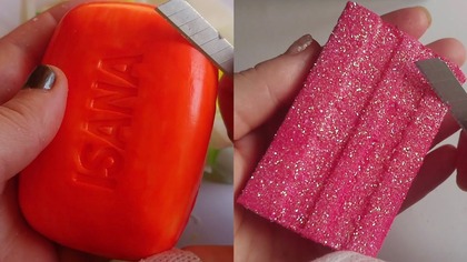 Soap Carving ASMR Relaxing Sounds no talking Satisfying ASMR Video #soapcarving #soapcuttingvideo