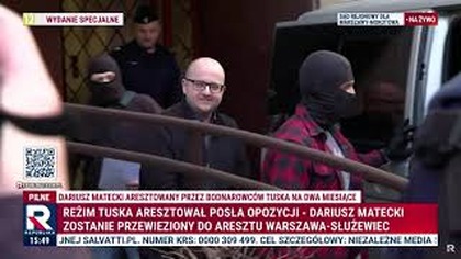 Dariusz Matecki aresztowany przez reżim Tuska na 2 miesiące!