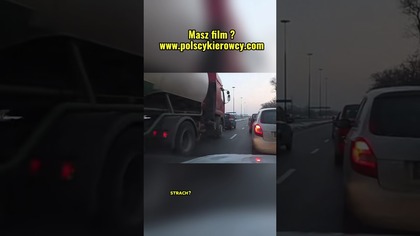 Szeryf czy niewidzialny korek?!  #polskiedrogi #szeryf #panda #ruch #dashcam