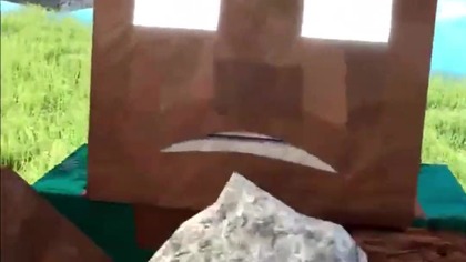 Minecraft Herobrine jest zagrożony przez skrzynkę! #shorts