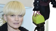 Kasia Figura na otwarciu sklepu z torebkami