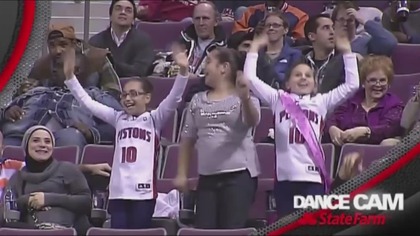 Taneczna bitwa na meczu NBA