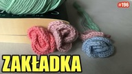 Prosta do wykonania zakładka do książki róża, Rose, crochet, #tutorial #diy #196