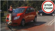 Wypadek osobówki z hulajnogą elektryczną - potrącenie na przejeździe #1147 Wasze Filmy