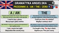 Przedimki A, AN, THE, ZERO Angielski Articles