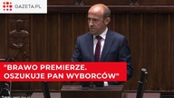 Budka do Morawieckiego: Brawo premierze.  Oszukuje pan wyborców
