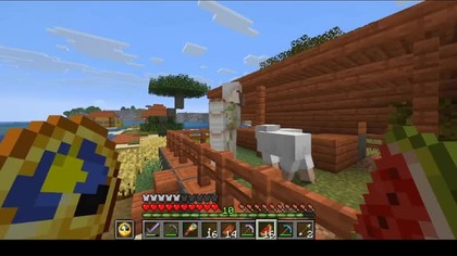 Quit your life in society and become a sheep today #game #minecraft #Short #Shorts #irongolem