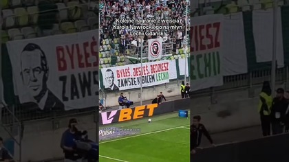NAWROCKI NA TRYBUNIE LECHII GDAŃSK