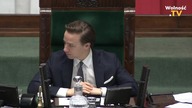  Krzysztof Bosak z fotelu marszałka zadaje pytanie minister zdrowia ws.  pigułki dzień po!