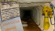 RADVANICE (CZ) - KWK KATERINA /RUINY SZYBU (1km.  głęboki), ŁAŹNI, LAMPOWNI.