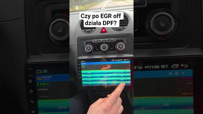 Czy po EGR off działa DPF, na przykładzie CAY.