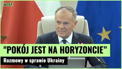 Poważna deklaracja Tuska ws.  rozmów pokojowych.  Po raz pierwszy od początku wojny