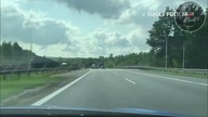 Na A4 Kontrolowali przestrzeganie zakazu wyprzedzania przez samochody ciężarowe
