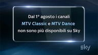 Sky Italia - MTV Classic and MTV Dance has shut down in Italy (01. 08. 2015)