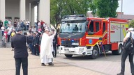 Alarmowo 17 wozów - Parada z okazji Dnia Strażaka w Niepokalanowie