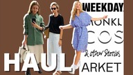 HAUL I OPINIA O ARKET, COS, MONKI, &OTHERSTORIES, WEEKDAY