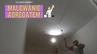 Malowanie sufitu Tikurillą Antireflex.  Remont mieszkania w bloku