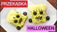 Przekąska / śniadanie na Halloween -  Frankestein kanapka - [Atlas Smaków]