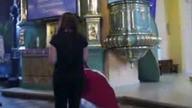 Profanacja kościoła w Jędrzejowie