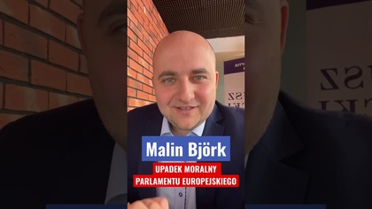 Malin Björk - UPADEK MORALNY PARLAMENTU EUROPEJSKIEGO.  #shorts #chrystianofobia #europa