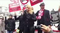 Protest przeciw GMO. Doda przemawia. Jak wpadnę na genialny pomysł, to dam znać