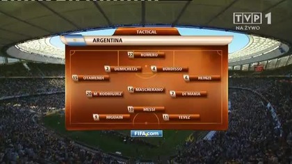 MŚ 2010 07 03 Argentyna - Niemcy