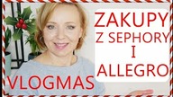 VLOGMAS - ZAKUPY Z SEPHORY I ALLEGRO, PIELMIENI, ZABIEGI NA TWARZ, MAKIJAŻ OCZU NOWĄ PALETĄ.