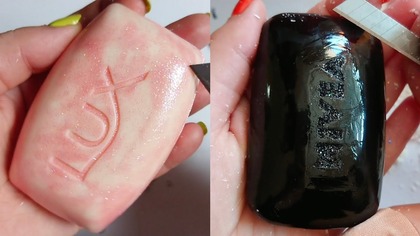 Soap Carving ASMR Relaxing Sounds no talking Satisfying ASMR Video