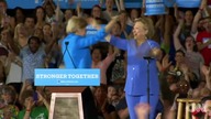 Watch Joe Biden give an endless hug to Hillary Clinton