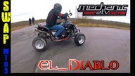 El Diablo!  SWAP! Yamaha Raptor MT-09 / Made by Mechanic ATV #atv #quad #atvriders