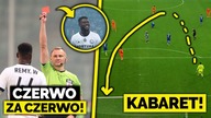 Czerwona kartka wymieniona na CZERWONĄ! *lol* KABARET na boisku! Bramkarz z ASYSTĄ!