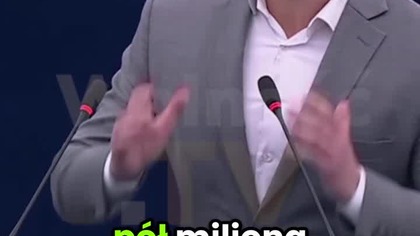 ODWAŻNY SŁOWAK PIĘKNIE ZAORAŁ CAŁY EUROPARLAMENT! TO TRZEBA ZOBACZYĆ!
