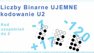 Liczby binarne UJEMNE - kod uzupełnień do dwóch U2, jak szybko przeliczać - absolutnie prosty sposób