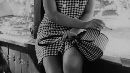 Journalist Alwida Bajor, 1968.