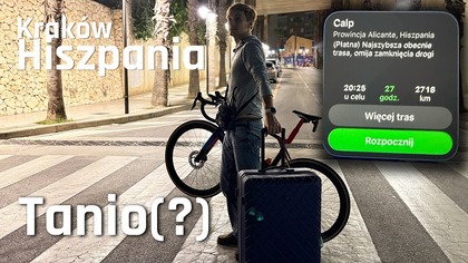 Pierwszy raz samochodem do Hiszpanii ze swoim rowerem.  Czy to się opłaca?