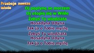 Karaoke Piosenka Biesiadna - Hosadyna Udyna ( Hej od Krakowa jadę ) - z chórkami - wolniej