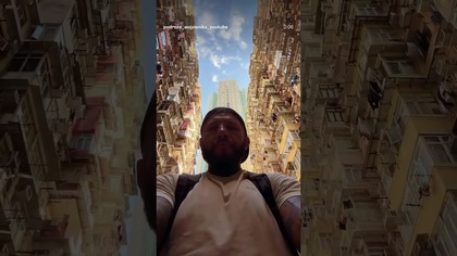 SZOK!  10 000 ludzi w jednym bloku.  BETONOWA DŻUNGLA W HONG KONGU 