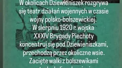 Dziewieniszki.  Wojna polsko bolszewicka.  Dieveniškės.  Lenkijossovietų karas