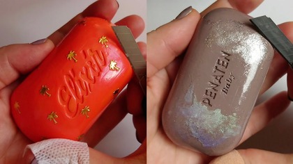 Soap Carving ASMR Relaxing Sounds no talking Satisfying ASMR Video