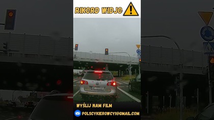 Kierowca Passata B6 nie wytrzymał #shorts #rikordwidjo #dashcam #polska #kierowcy #vw