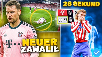 NAJWIĘKSZY BŁĄD w KARIERZE Manuela Neuera BAYERN STRACIŁ PUNKTY! Griezmann TRAFIŁ po 28 sekundach!