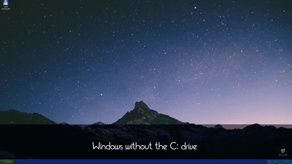 Windows without a C drive