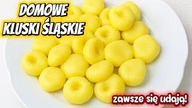 Najlepsze KLUSKI ŚLĄSKIE  Zrób tak, a wyjdą IDEALNE  tylko 3 składniki!