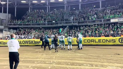 Radość Falubazu po wygranej w dwumeczu ze Stalą - 04. 09. 2026r.