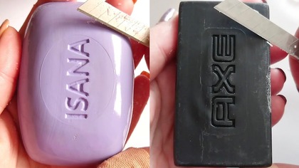 Soap Carving ASMR Relaxing Sounds no talking Satisfying ASMR Video