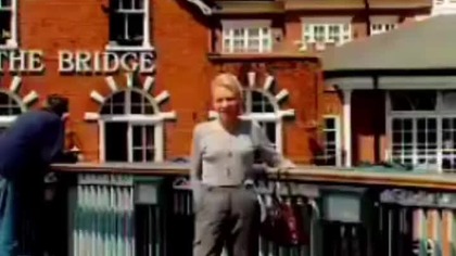 Legendary journalist from Vilnius Alwida Bajor.  London, 2008